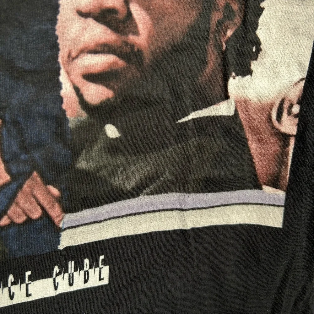 Ice Cube Black Graphic Rapper Tshirt Size Large - 